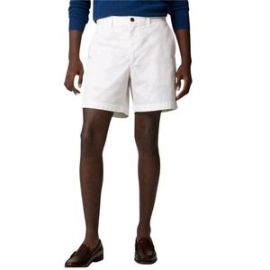 J.Crew Mens 7 Inch Inseam Chino Shorts White Size 30 L0923 NEW $70